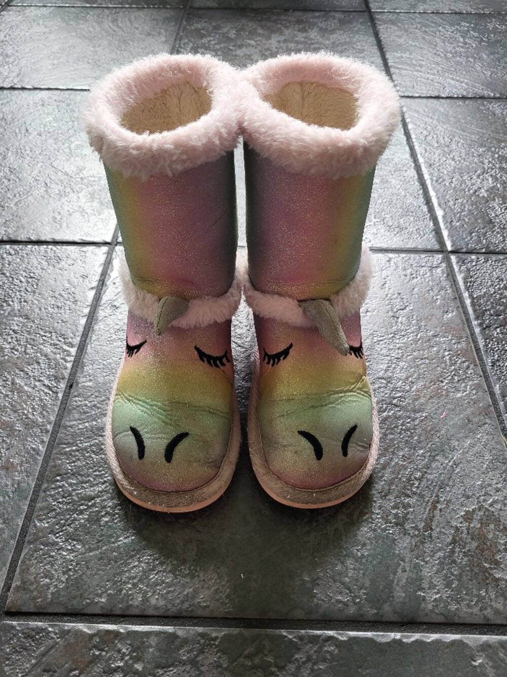 Girls Unicorn Boots